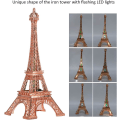 Miniatyrbild 3 av 5: Eiffeltornsstaty, 26cm LED Eiffeltorn, Paris Mode Färgglad