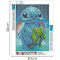 Pikkukuva 2 / 5: 30x40cm, 5D Timanttipiirustus Piirretty 5d timanttimaalattu rhinestones