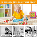 Miniatyrbilde 4 av 5: Slim Toy, 3D Leddet Klistrete Strekkbare Sansestimulerende Leke (Kreps)