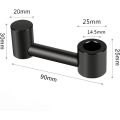 Miniatyrbilde 2 av 5: 2 stk. Hodegjerde-krok i aluminiumlegering for dagligvareposer