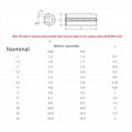 Miniatyrbillede 5 af 5: 100 stk. Split Spring Pins Manganstål Elastisk Stift, M5x16mm