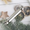 Miniatyrbilde 5 av 5: 10 pakker 2-hulls ringperm mekanisme erstatningssett, 2 O-ringer metallklips ringperm mekanisme løse bladbindingsringer for organiseringspermer