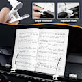 Miniatyrbilde 2 av 5: Slitesterk Noteklype for Piano - Sideholder for Notestativ, Perfekt for Pianotilbehør og Notemapper