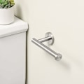 Miniatyrbilde 5 av 5: Toalettpapirholder i krombelagt rustfritt stål for bad
