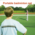 Miniatyrbillede 2 af 5: Badminton Net Foldbar Volleyball Net Justerbar Tennis Net 610 x