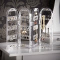 Miniatyrbilde 5 av 5: Ørepyntstativ i akryl, ørepyntdisplaystativ, oppbevaring for ørepynt