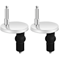 Miniatyrbilde 1 av 5: Pakke med 2 Universal Toalettsete Fester Hengslet Toalettsete Toalettlokk Sete Fester Toalettsete Erstatningsfeste
