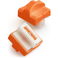 Miniatyrbilde 1 av 4: 2 stk. refillblader for A4 A5 papirkutter, fjærbelastet sikkerhetsdesign erstatningsblad for papirkuttere (oransje)