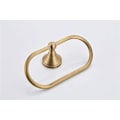 Miniatyrbilde 5 av 5: Oval Håndkle Ring Antikk Messing Henger Håndkleholder for Bad