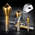 Miniatyrbilde 5 av 5: 4 stk. Avgratings- og fasingskutter for kutting av metall, tre og plast