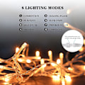 Miniatyrbillede 3 af 5: Uping 22m 200 LED Fejelygter, med EU-stik, 8 Arbejdstilstande, Ho