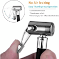 Miniatyrbilde 2 av 5: 20 cm Dekk-inflator Slange Adapter, Flettet Inflator Slange, Dekkventil