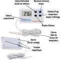 Miniatyrbillede 5 af 5: Digital køleskabs- eller frysertermometer - Max min funktion