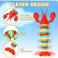 Miniatyrbilde 3 av 5: Slim Toy, 3D Leddet Klistrete Strekkbare Sansestimulerende Leke (Kreps)