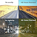 Miniatyrbillede 5 af 5: Ocean Sæt af 2, Polariserende Solbriller, Flip-Up og Ultralette, Ov