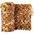 Miniatyrbillede 1 af 5: Rektangulær skyggemarkise i farverigt mesh, camouflage design, 3x6 m