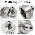 Miniatyrbilde 5 av 5: Tilbehør til vinkelsliper, M14 X-Lock adapter med M14 låsemutter for låsing på M14 gjenger, anvendelig adapter i rustfritt stål for vinkelsliper diamant