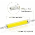 Miniatyrbilde 4 av 5: 2-pak R7S 10W 78mm Dimmbare LED-pære Kald Hvit 6000-6500K 100W