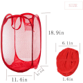 Miniatyrbilde 3 av 5: 4 Pakk Sammenleggbare Mesh Vaskeromskurver for Soverom, Barnerom, C