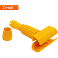 Pikkukuva 4 / 5: Kaupalliset Mop-Kiinnikkeet - Nopea Vaihto Pää Mop-Kahva - Raskas Mop-Pään Vaihtopidike Vaihda Mop-Kahva - Kaupallinen Gripper Mop Märkä Mop-Kahva