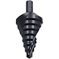 Miniatyrbillede 4 af 5: HSS Trinbor Bits 10-45mm Spiral Flad, Trekantgreb Nitril