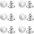 Pikkukuva 1 / 4: 6 farkkua napit, korvaavat farkkunapit, 17mm irrotettava metalli