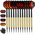 Miniatyrbild 1 av 5: 12 Stycken Professionella Mjuka Dartpilar med Plastspets 14 Gram, Sof