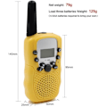 Miniatyrbillede 3 af 5: Børne Walkie Talkies Kanaler 2-Vejs Radio Intercom med Indbygget