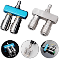 Miniatyrbilde 2 av 4: Høytrykks Sprøytedyse, Multifunksjonell for Rengjøringsmaskin Dobbel Dysestang Adapter Tilbehør for Bilvask (Tre Stiler)