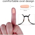 Miniatyrbilde 2 av 5: Nese pads for briller, 20 par myke skum-nese pads pute for briller, solbriller, (dråpeformet/16 * 8mm) (hudfarge)