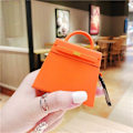 Miniatyrbilde 5 av 5: Etui for AirPods 3. generasjon, Jenter Kreativ Mote Mini Håndveske Etui, Stilig Myk Silikon TPU Øretelefon Beskyttelsesdeksel for AirPods 3. generasjon +Ho
