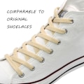 Miniatyrbilde 2 av 5: Ocean 5 par flate lisser for joggesko (Beige), flate lisser