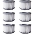 Miniatyrbillede 1 af 4: 6 stk. Hot Tub Filter til MSpa Oppustelige Pools, Filterpatron