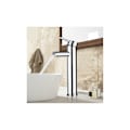 Miniatyrbilde 2 av 5: 1 stk Sølv Design Vanity Mixer (296x105mm) Involvering Kran Ut