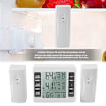 Miniatyrbillede 4 af 5: Køleskabs- og Frysertermometer Digital Alarm Lydalarm Med Trådløs