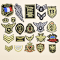 Miniatyrbillede 3 af 5: 23 stk. Guldtråd Krone Badges Børnebroderede Patch Sy På/Jern