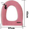 Miniatyrbilde 2 av 5: 3 stk Toalettlokk, Toalettsetetrekk Toalettseteputer Vaskbar