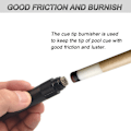 Miniatyrbillede 4 af 5: 3 i 1 Snooker Pool Cue Tip Former, Reparationsværktøj til Cue Tip Stick Tilbehør med Opbevaring af Pool Cue Tips og Billiard Kridt Holder