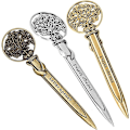 Miniatyrbillede 1 af 5: Guld+Sølv+Bronze Papirklipper Brevåbner, 3 stk Metal Brev
