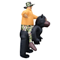 Miniatyrbillede 4 af 5: (160-190cm) Oppustelig Abe Kostume - Oppustelig Gorilla Kostume