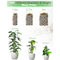 Pikkukuva 2 / 4: 1 kpl Muovi Moss Monstera Tukikehikko Max 5 kpl 24 tuumaa, DIY