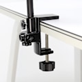 Miniatyrbilde 3 av 5: Skrivebordslampe Klemme, 1/2 tommer 4 Hull Metall Bordmontering Klemme, Universal C-Klemme for Forstørringslys/Mikrofon/Boom Saksarm, Passer opptil 2-1/2 tommer