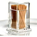 Miniatyrbild 2 av 5: Transparent akryl bomullsrondellshållare med lock