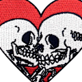 Miniatyrbilde 2 av 4: 5 stk The True Love Till Death Patch Broderte Applikasjoner Stryk På Sy På Emblem