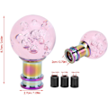 Miniatyrbilde 5 av 5: (rosa) girskifte-knapp, girspak med 3 gjengede adaptere Ge
