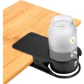 Miniatyrbilde 5 av 5: (Svart) Klipskoppholder Drikkekoppholder Skrivebord Sideklips Bot