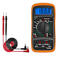 Miniatyrbillede 1 af 5: LCD Digital Multimeter, Høj Kvalitet Voltmeter Amperemeter Ohmmeter,