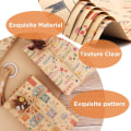 Miniatyrbild 5 av 5: 6 st Kraft Presentpapper, 50 * 70 CM Brunpapper Presentinslagning, Födelsedag