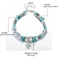 Miniatyrbillede 4 af 7: Nye 2025 Shell Beads Søstjerne Ankelkæder til Kvinder Håndlavede Perle Ankel Armbånd Fod Smykker Armbånd Cheville Femme Mode Tilbehør Kreativ
