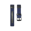 Miniatyrbillede 1 af 4: For Garmin Move Sport 20mm Canvas Slidstærk Rem PPZ Blue